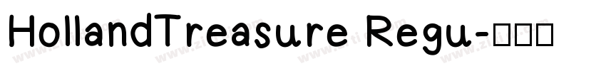 HollandTreasure Regu字体转换